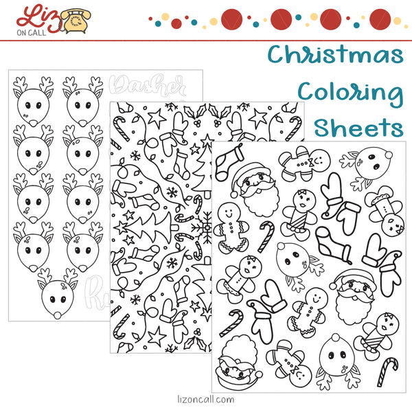 Christmas Coloring Sheets