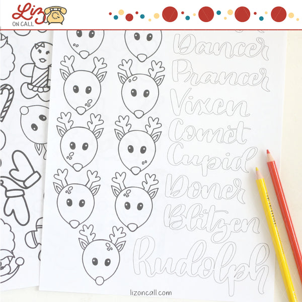 Christmas Coloring Sheets