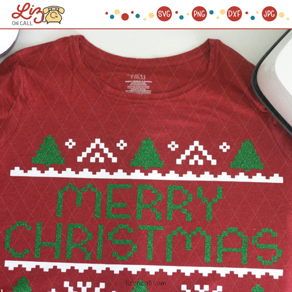 Christmas Sweater Cut Files