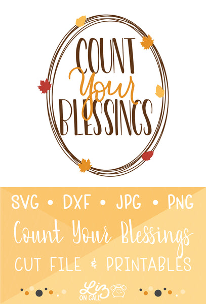 Count Your Blessings SVG File