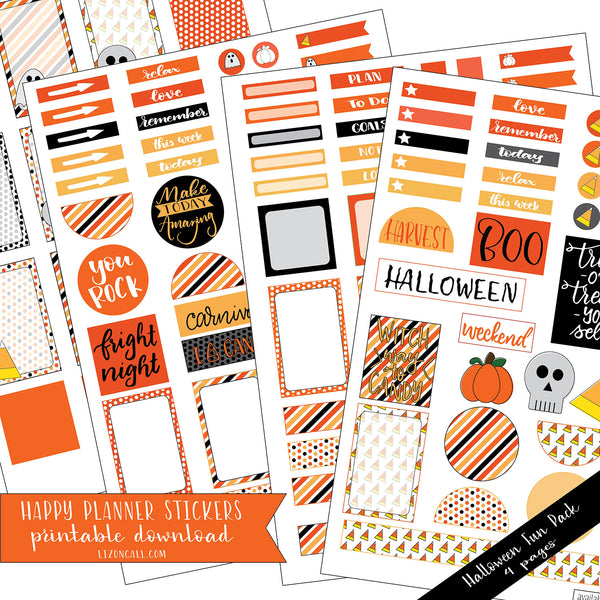 Happy Planner Stickers - Halloween
