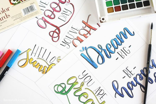 We all have days that are tough, where we could use a little cheering up.  Download these Free Printable Watercolor Postcards to help brighten your day or to send to a friend who might need their day brightened too.