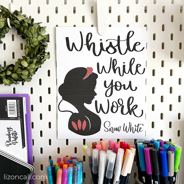 Snow White Word Art Prints