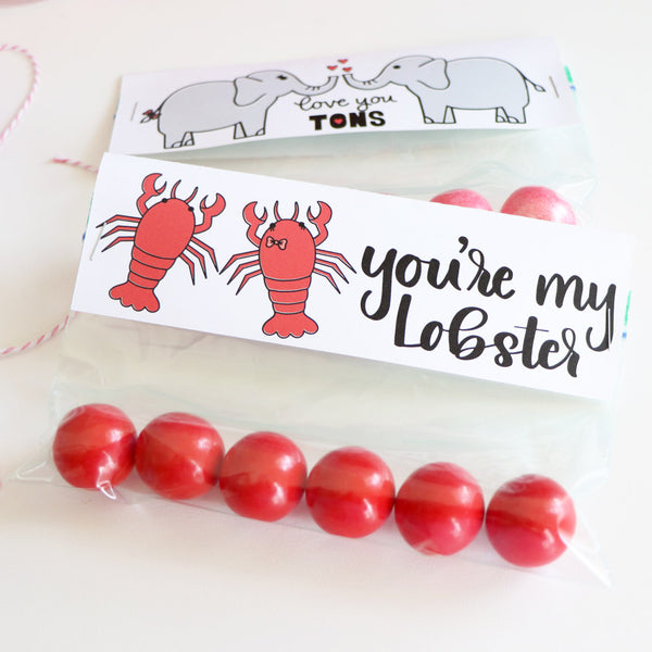 Lobster Valentine's Day SVG Files