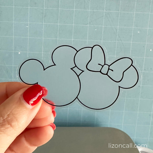 Mouse Silhouettes Sticker