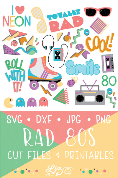 Retro 80s SVG Files