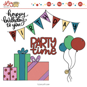 Birthday Party SVG Files