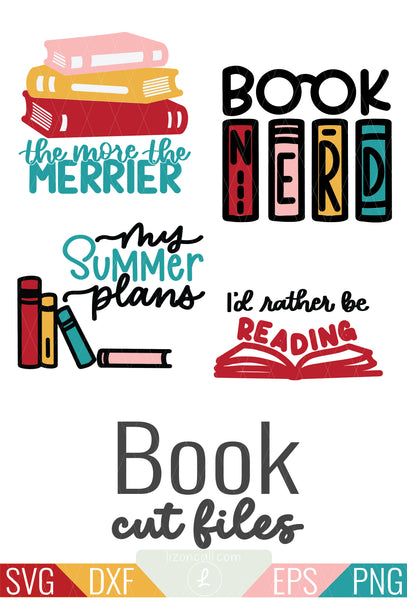Book Lovers SVG Cut Files