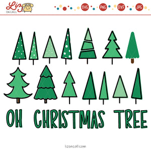 Christmas Trees SVG Files