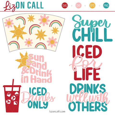 Cold Drinks SVG Cut Files