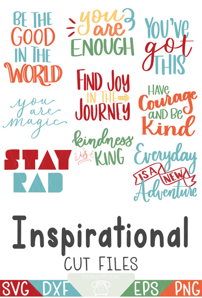 Inspirational Word Art SVG Files