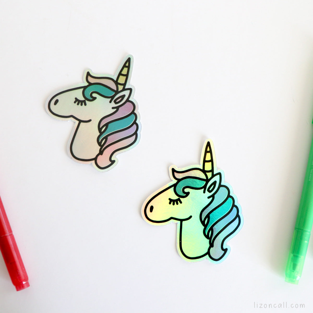 Holographic Unicorn Sticker