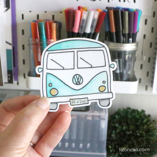 VW Van Sticker